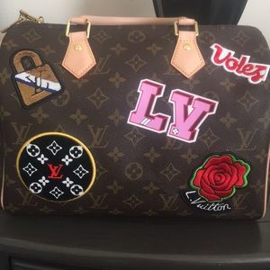 Louis Vuitton Speedy 30 Patches